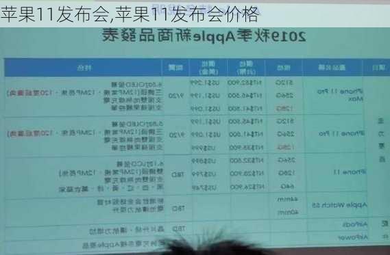 苹果11发布会,苹果11发布会价格